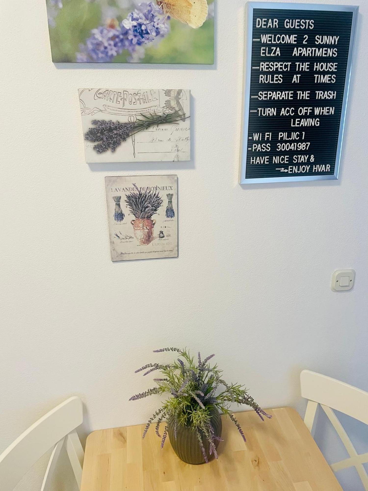 Apartments Sunny Elza Hvar Town Luaran gambar